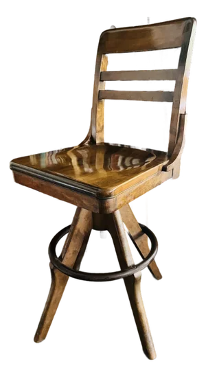 Vintage Industrial Drafting Stool by Gunlocke