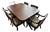 Mid Century (1940’s) Drexel New Hampton Court Dining Table and Chairs For Sale