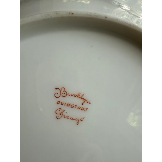 19th Century 19th C. Gilt Porcelain Bowls by Ginori, Limoges and -- Set of 9 For Sale - Image 5 of 8