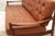 Brown Vintage Sofa with Leather Cushion Cognac, 1965 For Sale - Image 8 of 17