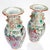 Pair of Antique Chinese Export Rose Mandarin Vases For Sale - Image 10 of 18