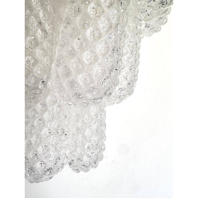 Clear “Conchiglie” Murano Glass Gold Wall Sconce by Simoeng For Sale - Image 6 of 8