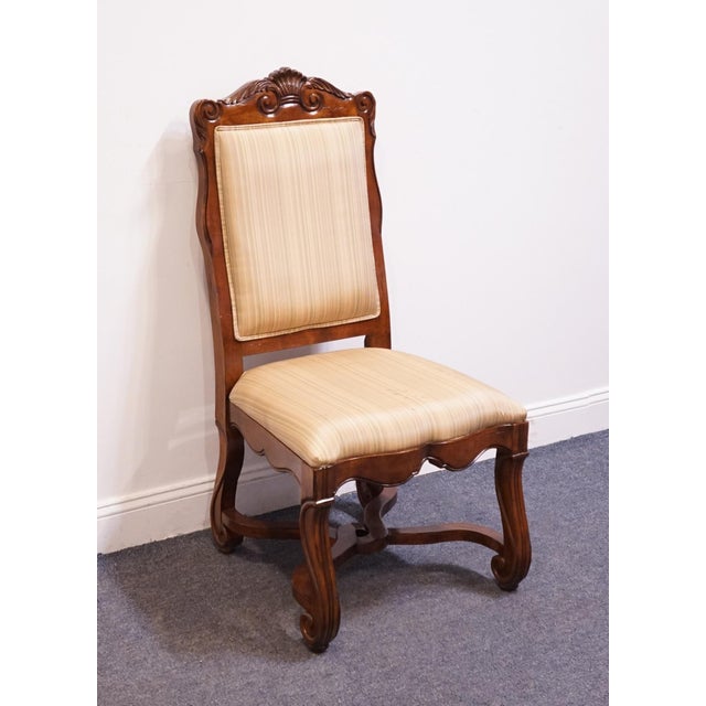 Hekman Furniture Hekman Furniture Cherry Louis XV French Provincial Contemporary Style Dining Side Chair 7-2224 For Sale - Image 4 of 10