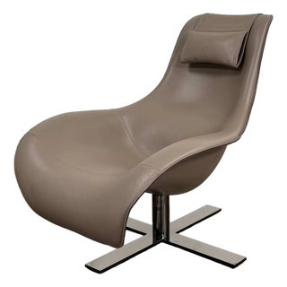 B & B Italia Mart Swivel Armchair For Sale