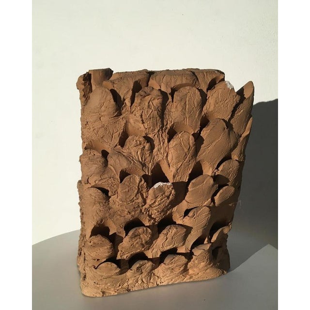 Italian Terracotta Abstract Sculpture by Urano Palma, 1985 For Sale - Image 17 of 18