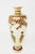 This antique Japanese Satsuma 6" vase from the late Meiji era features a beautiful design of two women or geisha, an...