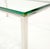 Polished Stainless Steel & Brass Glass Top Rectangle Coffee Table Mid Century For Sale - Image 10 of 12