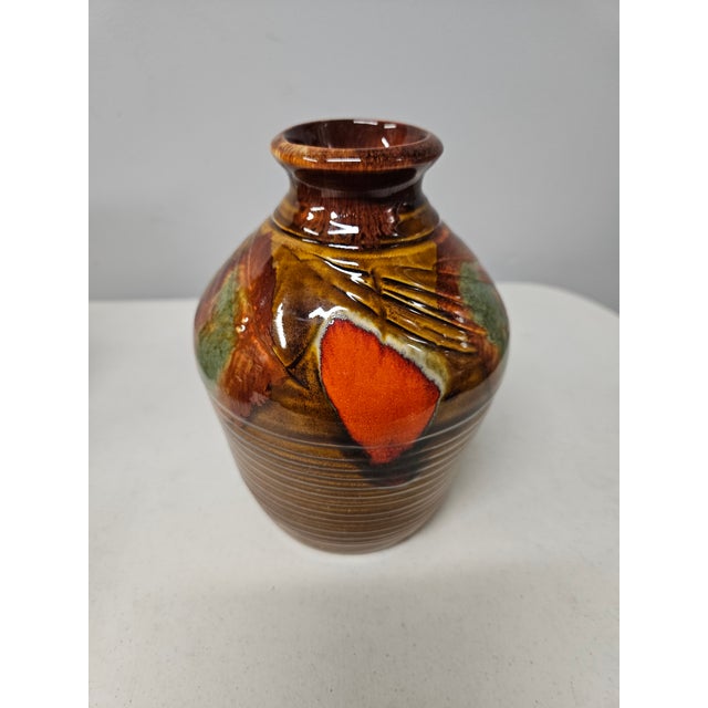 Ceramic Dryden Pottery Drip-Glaze Vase Collection -1976 For Sale - Image 7 of 14
