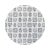 2020s Bougie Diamonds Ice Vegan Leather Round Pebble Placemat, Set of 4 For Sale - Image 5 of 5