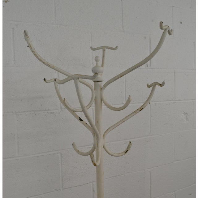 Vintage Cast And Wrought Iron Hall Tree Chairish