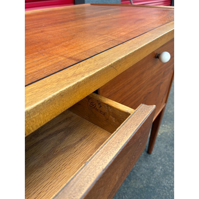 Mid-Century Modern Vintage Mid Century Drexel Declaration Desk by Kipp Stewart For Sale - Image 3 of 9