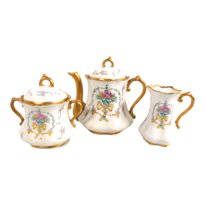 1960s Concorde China Teapot, Sugar Bowl and Creamer- 3 Pieces