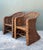 Coffee Vintage Woven Rattan Lounge Chairs - Pair For Sale - Image 8 of 12