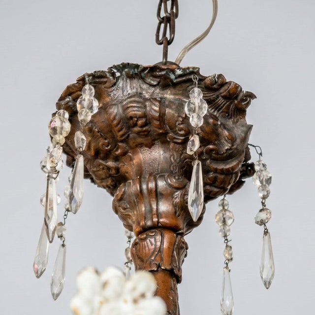 Metal Bouquet of Light Chandelier, 19th Century For Sale - Image 7 of 13