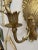 Vintage Art Deco Hollywood Regency Brass Shell & Tulip Wall Sconces- a Pair For Sale - Image 4 of 6