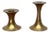 Mid-Century Brass Candleholders, 1960s, Set of 2 For Sale