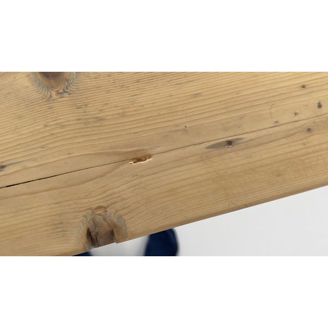 Contemporary French Rustic Country House Table, 1940s For Sale - Image 3 of 11