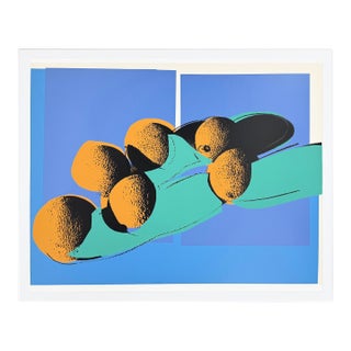 Andy Warhol, Space Fruit: Cantaloupes I (Large Screen Print - Authenticated), 1979 For Sale