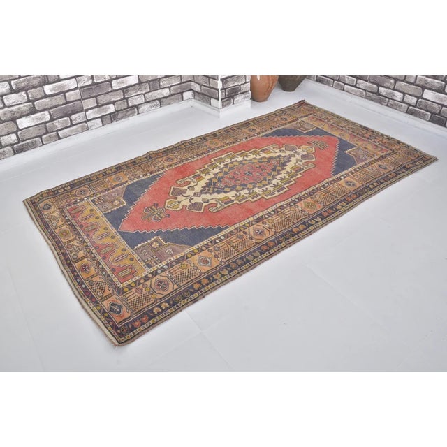 Mid 20th Century Bohemian Turkish Floor Carpet For Sale In Phoenix - Image 6 of 10