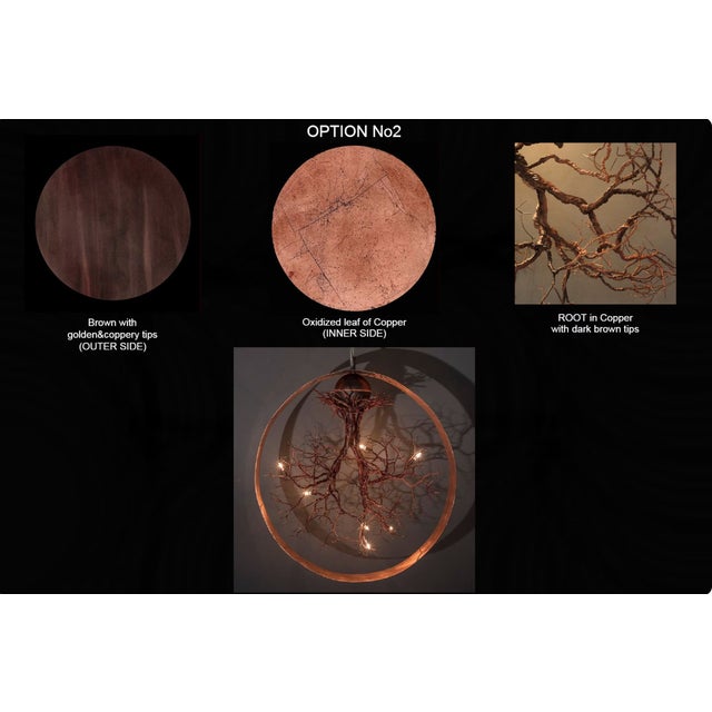 Circular Pendant Light by Frankie Cesare For Sale - Image 6 of 10
