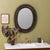 Brown Harrison Oval Rattan Loop Wall Mirror For Sale - Image 8 of 9
