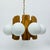 Vintage Pine Wooden Chandelier with Glass Globes, 1970s For Sale - Image 15 of 18