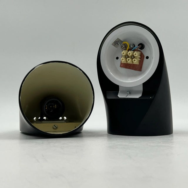 Metal Gomito Wall Lamps by Elio Martinelli for Martinelli Luce, 1970s, Set of 2 For Sale - Image 7 of 11