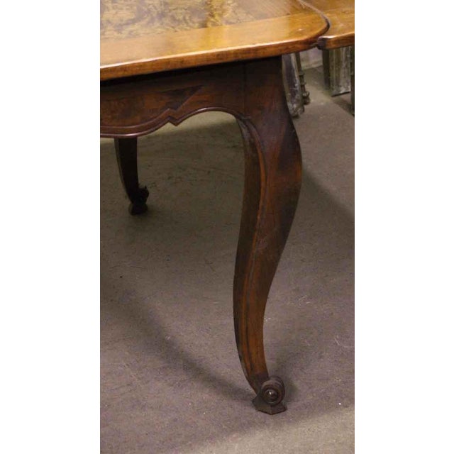 Queen Anne Dining Table With End Extensions Chairish