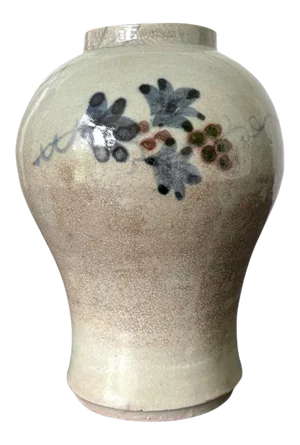 Korean Ceramic Storage Jar Joseon Dynasty