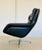 Mid-Century Danish Black Leather Swivel Chair by Bramin from Bramin For Sale - Image 14 of 18