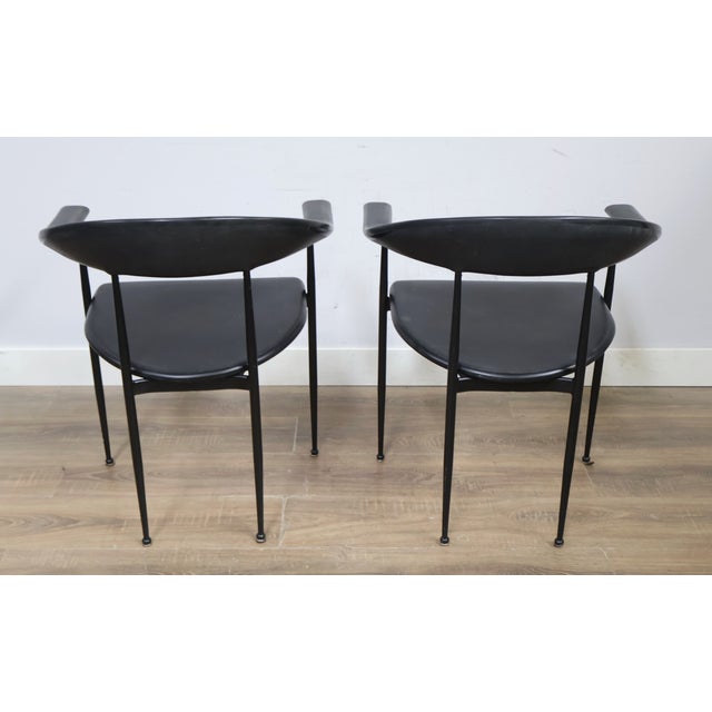 1980s P40 Armchairs by Giancarlo Vegni & Gianfranco Gualtierotti for Fasem, Italy, 1980s, Set of 2 For Sale - Image 5 of 10