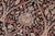 Boho Chic Floral Pak-Persian Black/Taupe Wool Rug - 9'1'' X 12'0'' For Sale In New York - Image 6 of 9