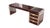 Not Yet Made - Made To Order "Riccio / E" Hand Crafted Desk With Burl Walnut and Bronze Details For Sale - Image 5 of 8