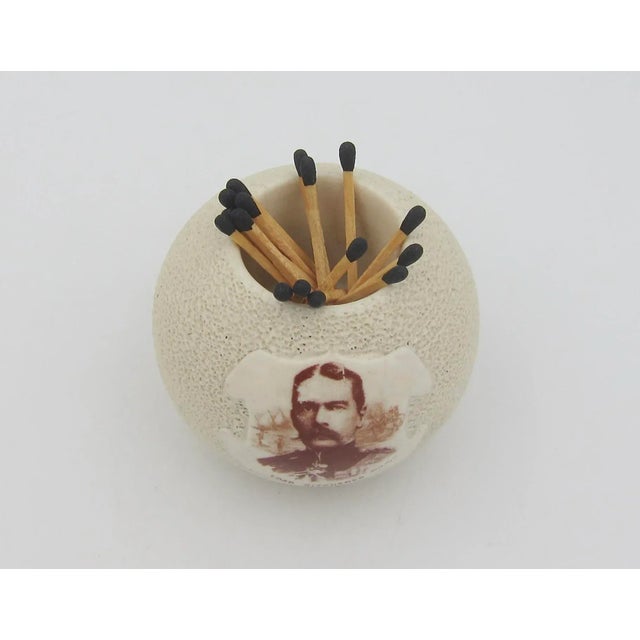 Antique English Moorcroft Match Striker Commemorating Lord Kitchener For Sale In Los Angeles - Image 6 of 10