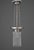 Vintage Nickel-Plated Ceiling Lamps with Glass Sticks, 1920, Set of 2 For Sale - Image 4 of 16