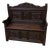 Antique Breton Chest Bench, 1860 For Sale