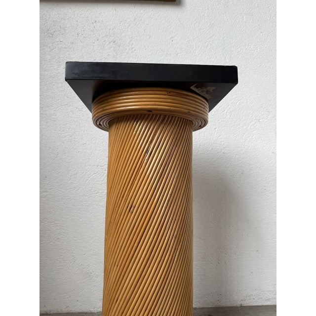 Rattan Column from Vivai del Sud Crespi, 1960s For Sale - Image 17 of 18