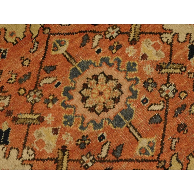 Genuine Hand Knotted Authentic Antique Persian Mahal Rug 12'x 8'10" For Sale - Image 15 of 18