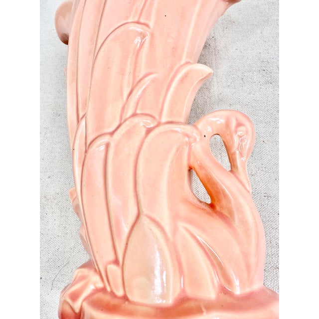 Vintage McCoy Swan Vase For Sale - Image 4 of 9
