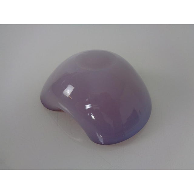 Red and Lilac Sommerso Murano Glass Bowl or Ashtray, Italy, 1960s For Sale - Image 12 of 15