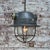 Vintage Industrial Pendant Lamps in Gray Metal, Brass and Clear Glass from EMD, France For Sale - Image 4 of 5