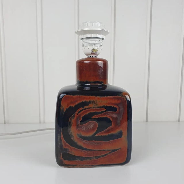 Mid-Century Modern Ceramic Sultan by Table Lamp Carl-Harry Stålhane for Rörstrand, 1960s For Sale - Image 3 of 18
