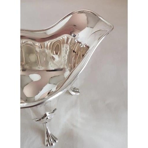 Antique Edwardian Sterling Silver Sauce Boat from Walker & Hall, 1907 For Sale - Image 16 of 18