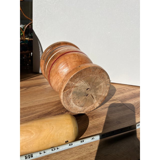 1970s Jumbo Sized Mortar and Pestle For Sale - Image 9 of 9