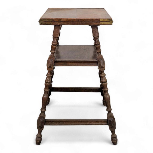 Saddle Side Table For Sale - Image 6 of 6