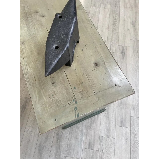 Green Craft Cabinet with Drawers, 1950s For Sale - Image 8 of 18