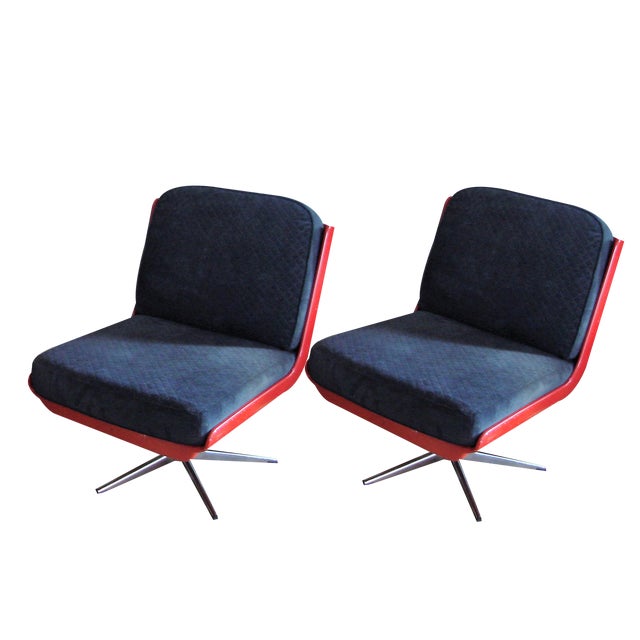 Set of German Armchairs from Dinna Veb Mobel Kombinat, 1960s For Sale