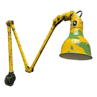 Large Industrial Wall Lamp from Mek Elek, London, 1930s For Sale