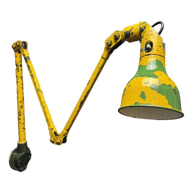 Large Industrial Wall Lamp from Mek Elek, London, 1930s For Sale
