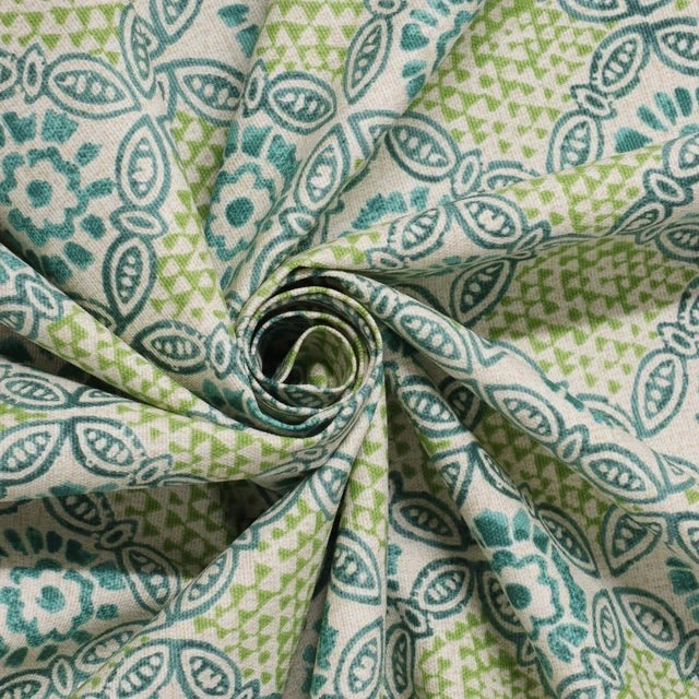 A gorgeous, eastern inspired block print design from the Babooshka collection from ILIV. Printed on a 100% BCI cotton, an...